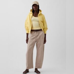 Gap easy double-knee barrel Tan Women's Pants